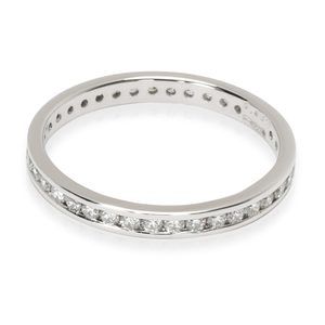 Channel Set Diamond Eternity Wedding Band in Platinum 0.48 CTW